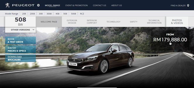 2015 Peugeot 508 Facelift Pops Up On Malaysian Website, Launch Imminent?