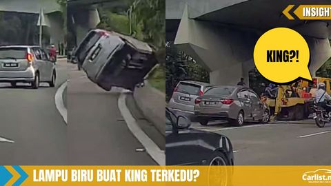 King Myvi Kecundang di Selekoh Berhantu – Angkara Longkai Atau Gelabah Nampak Polis?
