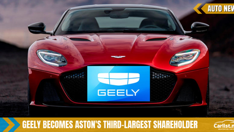 Geely invests RM1.3 billion in Aston Martin, shares jumped 25%