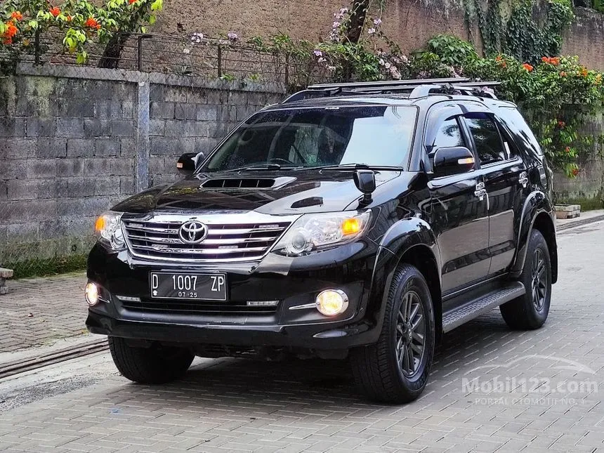 Jual Mobil Toyota Fortuner 2015 G 2.5 di Jawa Barat Automatic SUV Hitam Rp 285.000.000