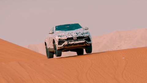 Lamborghini Urus Super SUV Teases Drive Modes