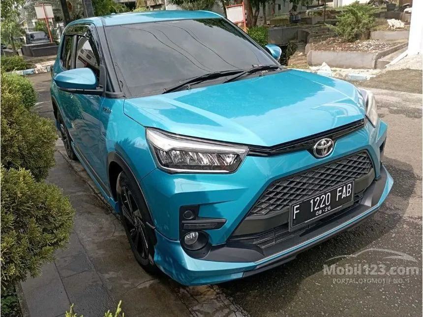 Jual Mobil Toyota Raize 2021 GR Sport 1.0 di DKI Jakarta Automatic Wagon Biru Rp 195.000.000