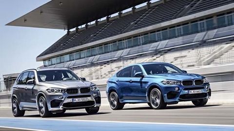 BMW ปล่อยแพ็คคู่ 2015 X5M และ X6M รถขับเคลื่อนสี่ล้อที่แรงที่สุดเท่าที่เคยผลิตมา