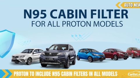 N95 Filters To Come As Standard On All Proton Models Registered After July 9
