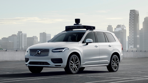 Volvo And Uber Introduce The First Production Vehicle Ready For Self-Driving