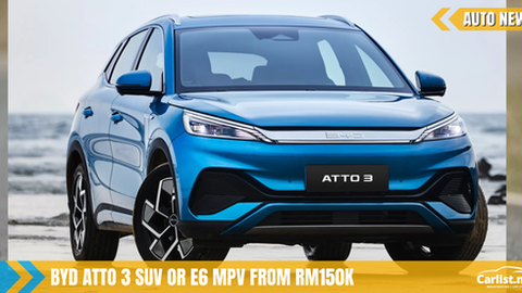 BYD Atto 3 & e6 EV models to be launched in December - From RM150k