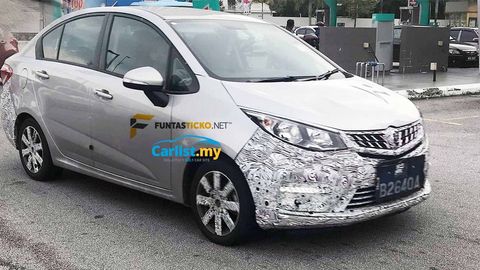 Spyshot: Proton Persona Facelift Caught, Now With DRLs