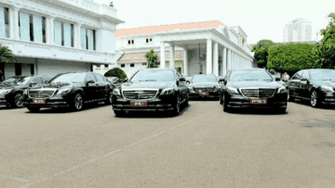 Pemerintah Sewa Mobil Rp 1 Miliar untuk Tamu Negara di Pelantikan Jokowi