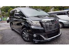 2016 Toyota Alphard 3.5 Executive Lounge MPV JBL Home Theater Sunroof 360 Camera Executive Seat Black Interior Unreg