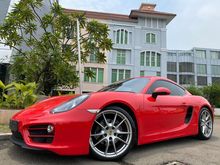 2014 Porsche Cayman 2.7 981 Coupe Nik2014 Red Chile On Beige Km10rb Full Option TDP.375JT