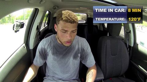 VIDEO: This Is What Happens When You Leave Someone In A Car On A Hot Day