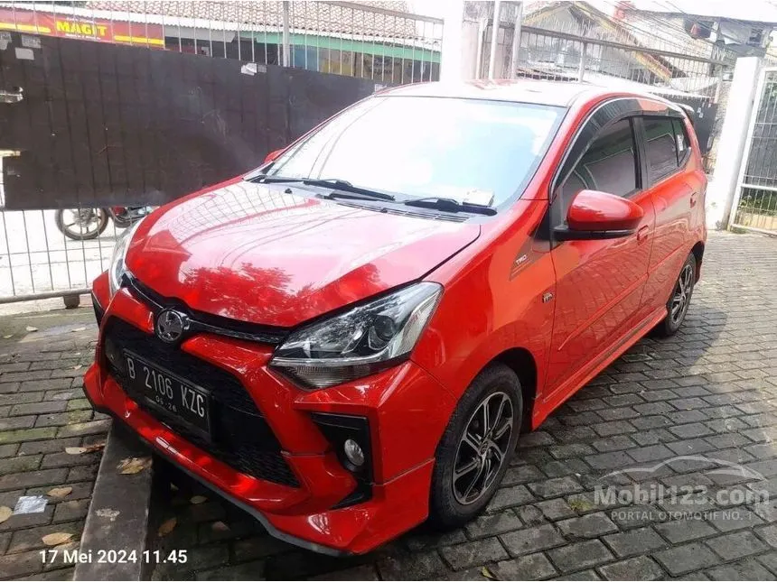 Jual Mobil Toyota Agya 2021 TRD 1.2 di DKI Jakarta Automatic Hatchback Merah Rp 135.000.000