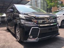 2016 Toyota Vellfire 2.5 ZG PILOT SEAT ORIGINAL 4 CAMERA JBL SOUND SYSTEM HOME THEATRE SYSTEM ORIGINAL FULL LEATHER SEAT