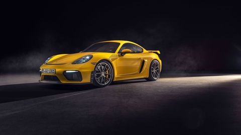 Porsche Unveils New 718 Spyder And 718 Cayman GT4 - 6 Speed Manual, 0 to 100 In 4.4 Seconds