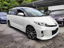 Recon Murahnya Unreg 2015 TOYOTA ESTIMA Aeras 2.4 Full Curtain 8 Seater White