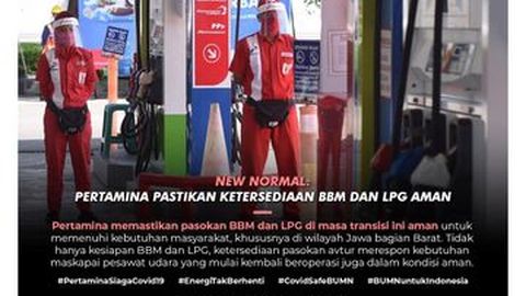 Konsumsi BBM Mulai Meningkat Setelah PSBB Masa Transisi Diterapkan