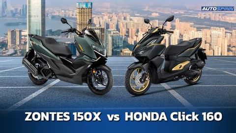 Zontes 150X vs Honda Click 160 เลือกคันไหนดี?