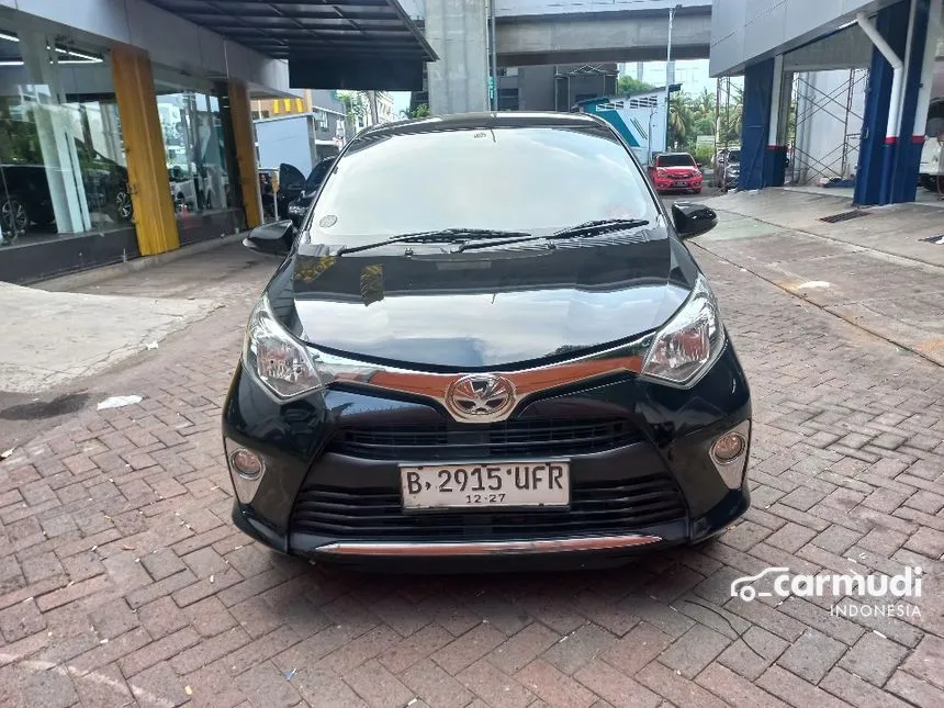 Jual Mobil Toyota Calya 2017 G 1.2 di Jawa Barat Automatic MPV Hitam Rp 110.000.000