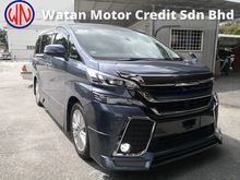 2015 Toyota Vellfire 2.5 ZA INC SST 360 CAM ANDROID PLAYER SUNROOF 2 POWER DOORS POWER BOOT JAPAN UNREG