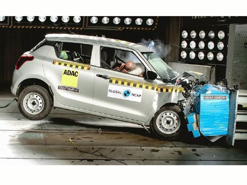 Suzuki Swift Dapat Catatan Kurang Memuaskan Saat Uji Tabrak Global NCAP