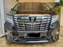 2017 Toyota Alphard G Atpm, Black On Beige, Super Istimewa