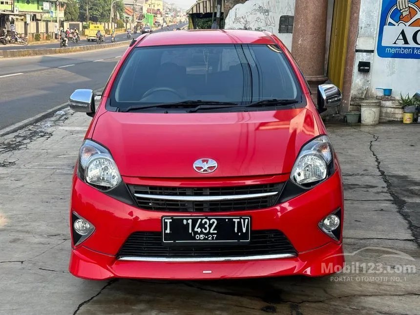 Jual Mobil Toyota Agya 2017 TRD Sportivo 1.0 di Jawa Barat Manual Hatchback Merah Rp 105.000.000