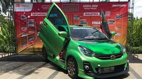 Modifikasi Daihatsu Sirion, Warna dan Body Kit Tampil Mencolok