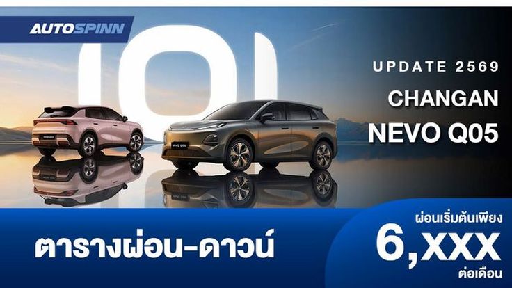 ตารางผ่อน CHANGAN NEVO Q05 รถยนต์ไฟฟ้าใหม่