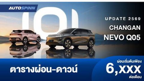 ตารางผ่อน CHANGAN NEVO Q05 รถยนต์ไฟฟ้าใหม่