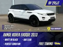 2013 Land Rover Range Rover Evoque 2.0 Dynamic Luxury Si4 SUV White on Black White on Black