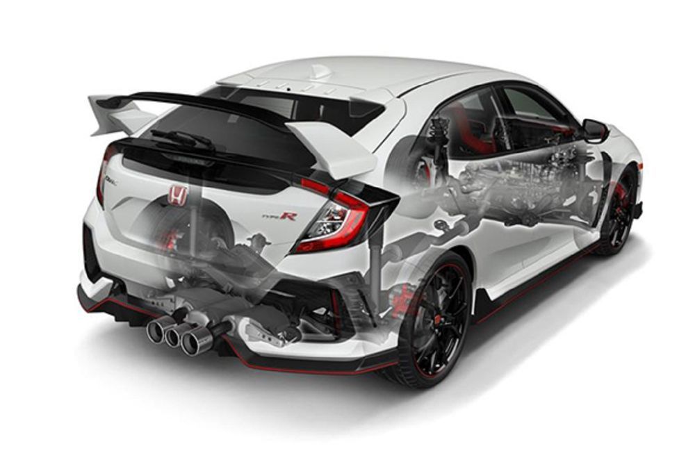 เปิดคำตอบ ทำไม Honda Civic Type R ถึงมีท่อไอเสีย 3 ชุด