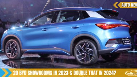 BYD to open 40 showrooms in Malaysia by 2024, starting with TREC KL