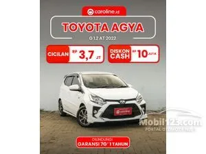 2022 Toyota Agya 1.2 G Hatchback