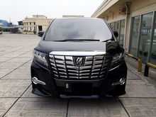 Toyota Alphard SC 2.5 Premium Sound At 2015 Hitam Km.18rb Full Options