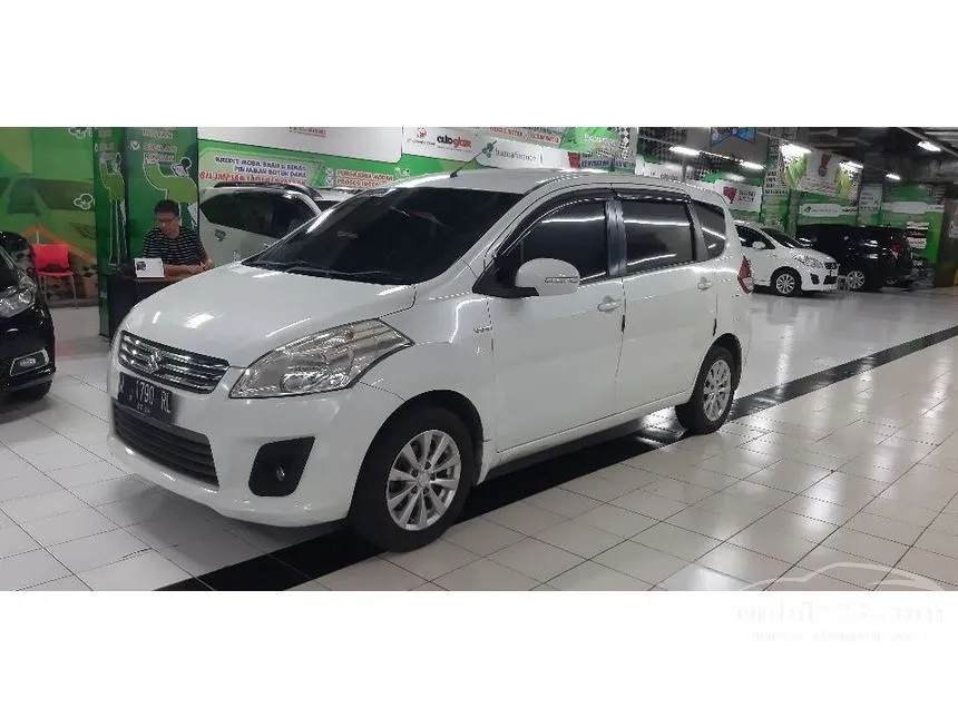 Jual Mobil Suzuki Ertiga 2014 GX 1.4 di Jawa Timur Automatic MPV Putih Rp 130.000.000