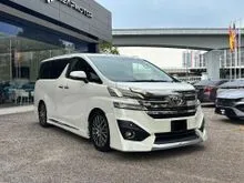 2016 Toyota Malaysia Vellfire 2.5 ZG CBU 1 Owner