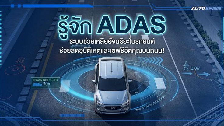 รู้จัก ADAS ระบบช่วยเหลืออัจฉริยะในรถยนต์ ช่วยลดอุบัติเหตุและเซฟชีวิตคุณบนถนน!