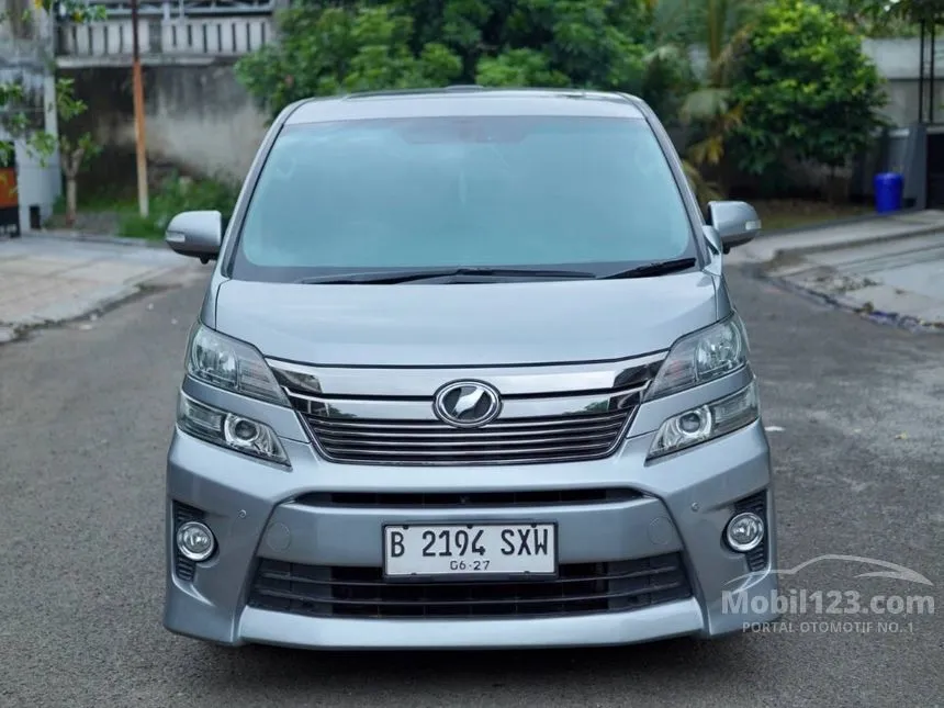 Jual Mobil Toyota Vellfire 2012 ZG 2.4 di DKI Jakarta Automatic Van Wagon Abu