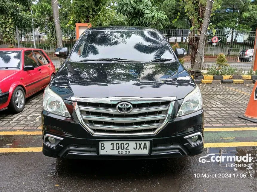 Jual Mobil Toyota Kijang Innova 2015 V 2.0 di Banten Automatic MPV Hitam Rp 199.000.000