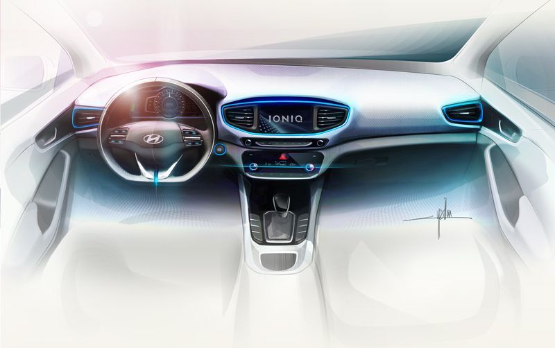 Interior Keren Hyundai IONIQ
