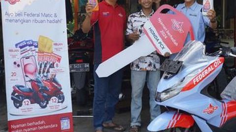 Federal Oil Belum Selesai Bagi-bagi Hadiah Motor ke Para Konsumen Tahun Ini