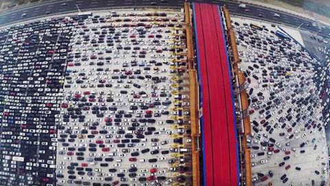 VIDEO: China’s Holiday Traffic Is Every Driver’s Maddening Nightmare Come To Life