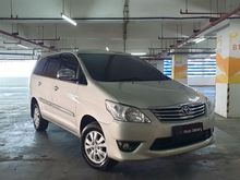 2012 Toyota Kijang Innova 2.0 G Manual MT Silver Istimewa TDP 25 Juta