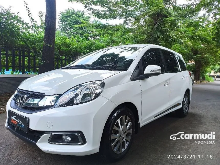 Jual Mobil Honda Mobilio 2014 E Prestige 1.5 di DKI Jakarta Automatic MPV Putih Rp 120.000.000
