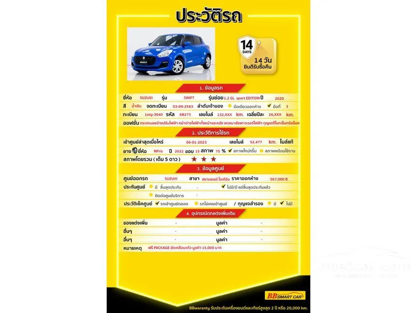 2020 Suzuki SWIFT GL Hatchback