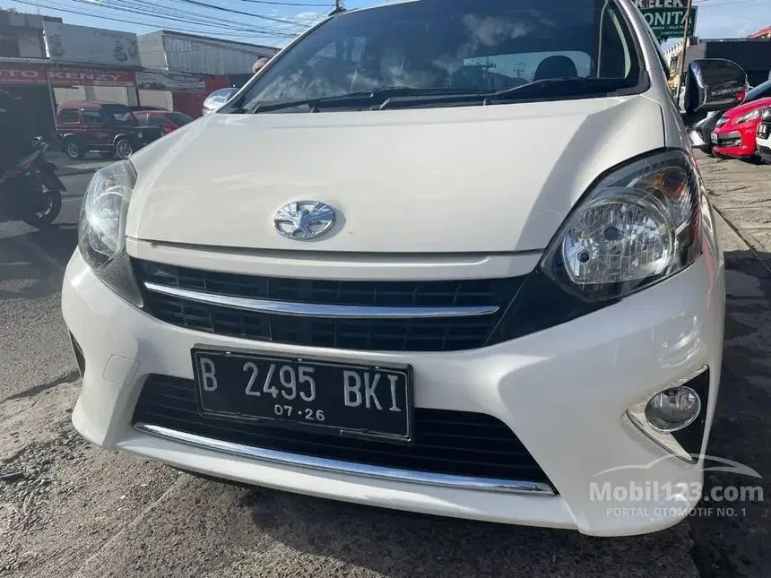 Jual Mobil Toyota Agya 2016 G 1.0 di Sumatera Barat Automatic Hatchback Putih Rp 115.000.000