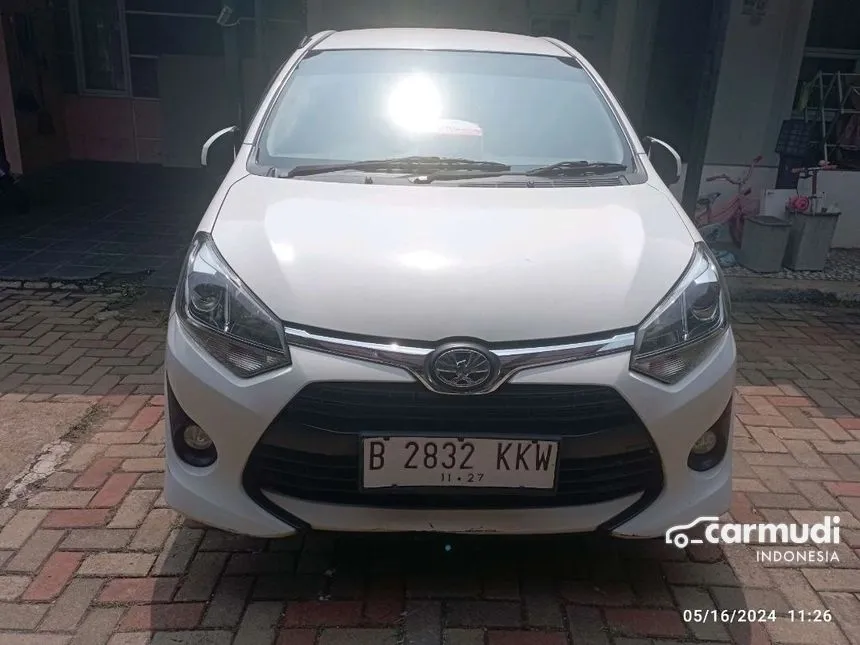 Jual Mobil Toyota Agya 2018 G 1.0 di Jawa Barat Manual Hatchback Putih Rp 107.000.000
