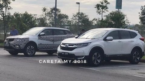 Spyshot: Geely Boyue Caught Benchmarking Against Honda CR-V And Last Gen VW Tiguan