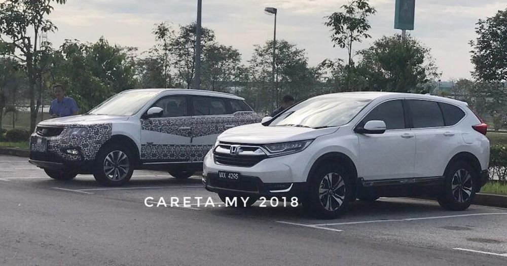 Spyshot: Geely Boyue Caught Benchmarking Against Honda CR-V And Last Gen VW Tiguan