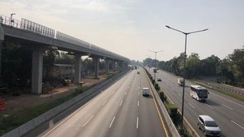 Kepadatan Lalu Lintas Turun Drastis Saat PSBB